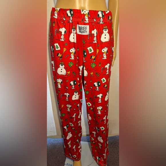 Brief Insanity Other - Brief Insanity Peanuts, Snoopy PJ pants with pull string & side pockets. Sz. M